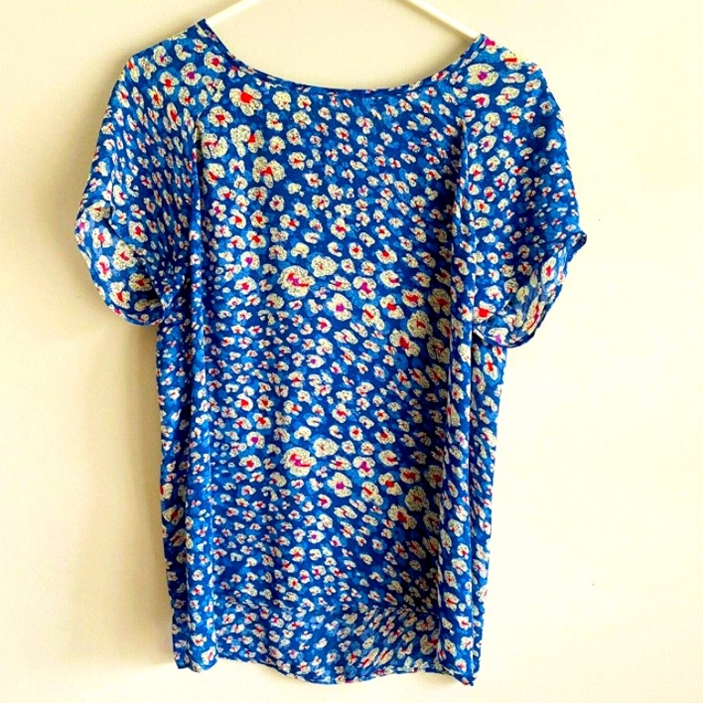 CAbi Floral Blouse